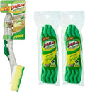 Libman All-Purpose Scrubbing Dish Wand - Fillable with 4 Multi-Purpose Sponge Head Refills