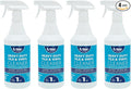 Rx Clear Title Heavy Duty Tile &amp Vinyl Cleaner | Multi-Purpose Chemical for Indoor and Outdoor Surfaces Including Swimming Pools | Cleans On Contact | 1 Quart Bottles | 4 Pack