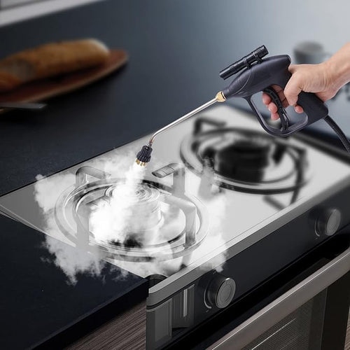1700W 110V Steam Cleaner Portable Electric Steam 360 Cleaning Machine High Temperature Hand-held Cleaner Machine Multi-Purpose High Pressure Vapor Steam Automatic Cleaner