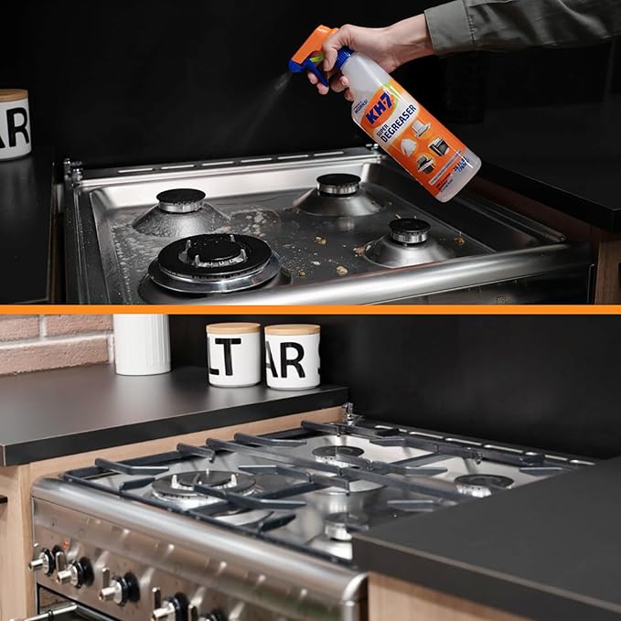 KH-7 Super Degreaser Multipurpose Cleaning Spray: The Heavy Duty All Purpose Cleaner for Your Home Kitchen Garage Car &amp Laundry | Total Cleaner &amp Powerful Grease Remover 26 oz (3 Pack)