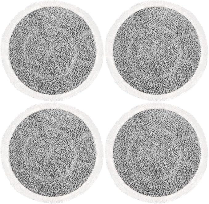 4 Pack Washable Microfiber Scrubbing Pads Fits S7000 S7001 S7000AMZ S7001TGT Scrubbing Steam Mop Replacement Parts NEW Compatible with Shark
