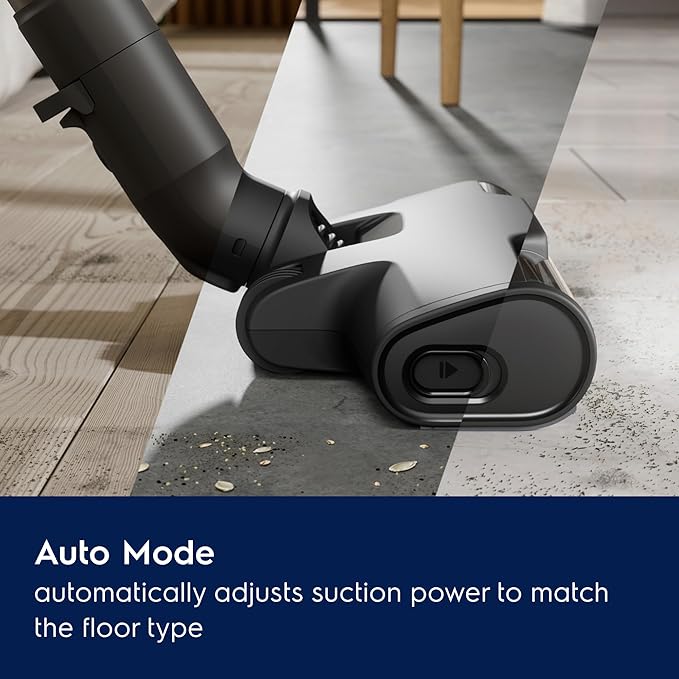 Electrolux Ultimate600 Cordless Stick Vacuum with PowerPro Bristle Nozzle and Larger Dust Bin Capacity 50-Minute Run Time 3 Power Modes Denim Blue