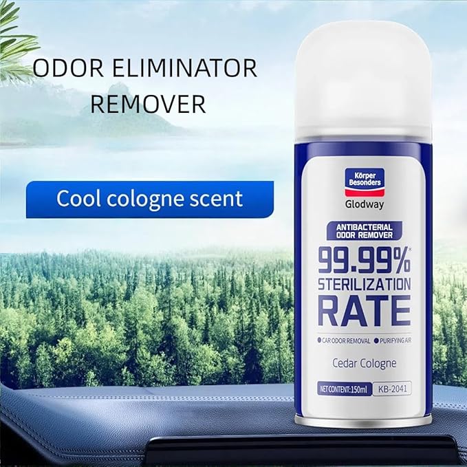 Glodway Air FreshenersOdor Eliminator Remover SprayCedar Cologne Scent For HomeCouchMattressFurniture bathroomFabrics &amp Trash6 Ounce4 Count