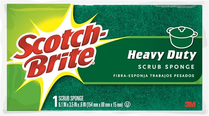 Scotch-Brite Kitchen Scrub Sponge 425 1 ea (Pack of 9)