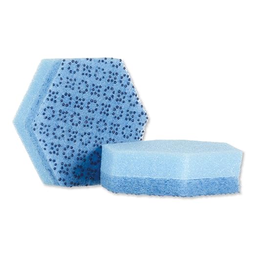 Scotch-Brite 09646 Low Scratch Scour Sponge 3000Hex Blue (Pack of 16)
