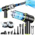CODN Handheld Car Vacuum Portable Cordless 12000PA 2 in 1 Handheld Vacuum Cleaner and Air Duster with Multi-Nozzles and LED Light Mini Hand Held Vacuum Rechargeable for Home Car Office Pet Hair