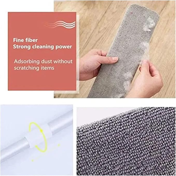 Compatible for Hardwood Floor Cleaning Household Dust Cleaner Dust Brusheshome Long Handle Mop Long Telescopic Duster Bedside Sofa Gap(A)