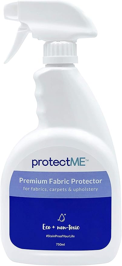 Fabric Protector and Stain Resistant Spray - Upholstery Fabric Spray for Stain Guard for Carpet Shoes Couch Sofa - Non Toxic Water Based Furniture Protector - 25.4 Fl. Oz.