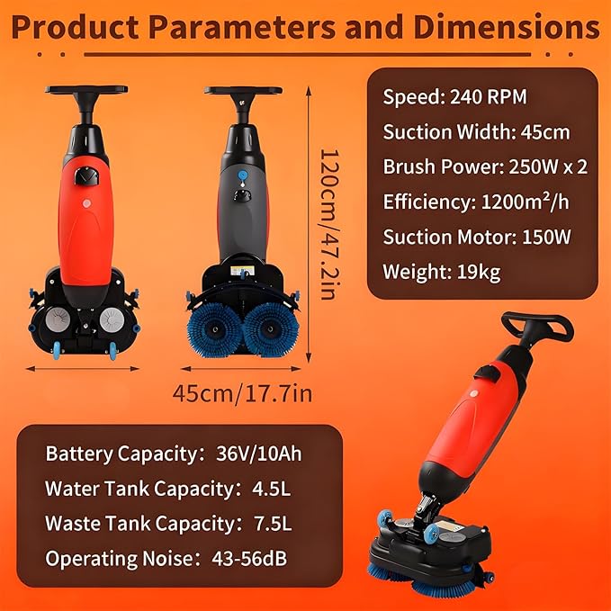 Portable Carpet Cleaner Portable Carpet and Upholstery Deep Cleaner Car/Auto Detailer 2600W Vacuum Steam Cleaner Garment Steamer 42x28x37cm Grey