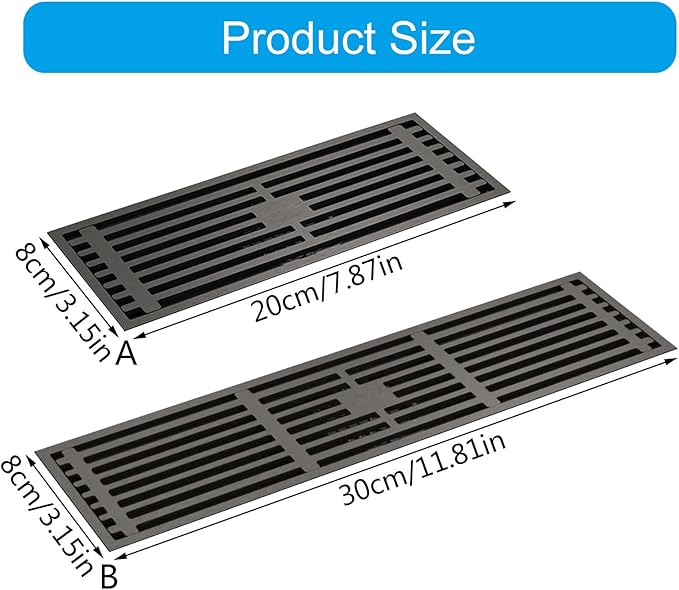 Multipurpose Elegant Gray Bathroom Shower Drain With Odor Prevention Portable For Homes And Hospital Daily Use