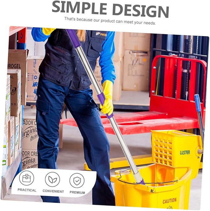 Telescopic Mop with Detachable Handle Design for Household Cleaning Various Surfaces to Efficient Water Absorption