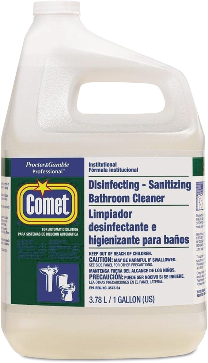 Disinfecting-Sanitizing Bathroom Cleaner One Gallon Bottle 3/Carton