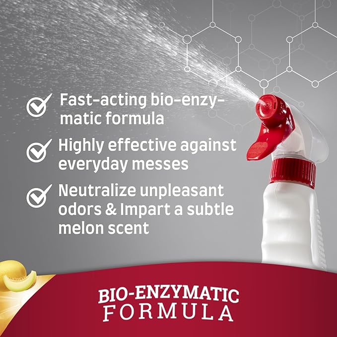 Nature's Miracle Dog Stain and Odor Remover Everyday Mess Enzymatic Formula 32 fl oz (Pack of 2)
