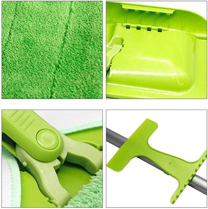 Mop - for Floor Cleaning Wet Dry Professional Flat Mops for Hardwood  Laminate