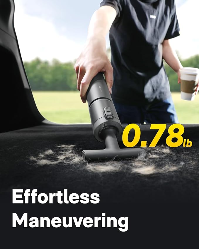 HOTO Handheld Car Vacuum Cleaner Cordless 4-in-1 Portable Mini Vacuum with 20000Pa Strong Suction Electric Compressed Air Duster Blower for Car Desk Computer Keyboard Home Office Cleaning