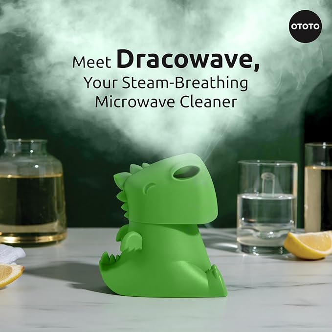 OTOTO Dracowave Microwave Cleaner + Fun Guy Fridge Deodorizer