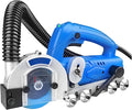 Electric Grout Cleaning Machine 9000 RPM Tile Grout Cleaner with Saw Blade Self-Cleaning Design Adjustable Depth for Efficient Tile Cleaning