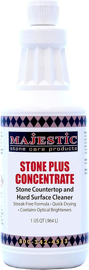 Majestic Stone Plus Value Kit : Marble Granite Natural Stone Cleaner