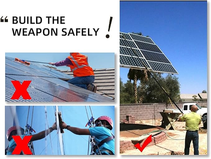 Water Fed Telescopic Brush 3.6-11M Window Cleaning Pole Brush Window and Solar Panel Cleaning System Windows Cleaning &amp Trucks Water Fed Pole Kit9M/30FT