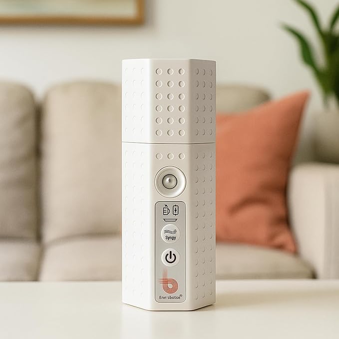 EnviroBiotics BioLogic Mini Probiotic Air &amp Surface Purifier Cordless Rechargeable Filter-Free Odor Support for Bedroom Office &amp Car Covers up to 300 Sq Ft Refill Lasts up to 3 Months