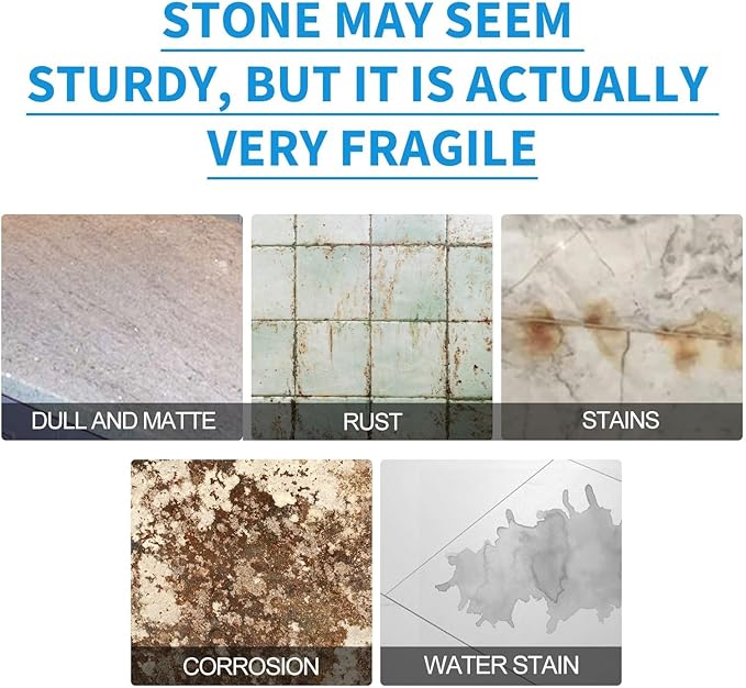 500ml Marble Cleaner And Polish - Effortlessly Removes Stains And Scratches Restores Shine For Countertops Floors Tiles(1 PCS)