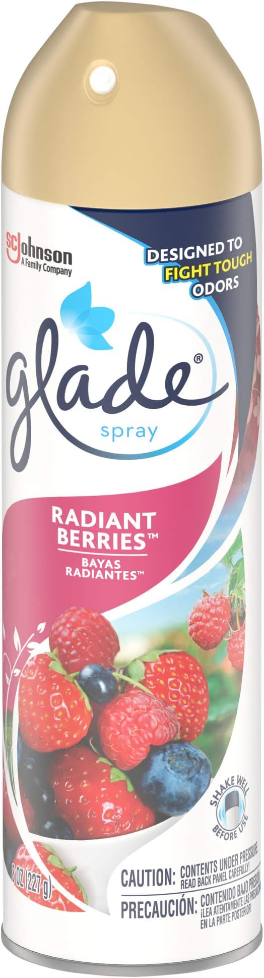 Glade Air Freshener Aerosol Radiant Berries 8 Oz (Pack of 3)
