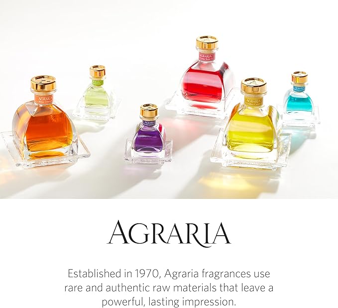 AGRARIA Monique Lhuillier Limone Scented AirEssence Diffuser 7.4 Ounces with Reeds and Flowers
