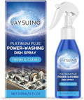 Dishwashing Spray Kitchen Utensil Cleaner For Grease &amp Stubborn Stains Gentle Formula Leaves Dishes Clean &amp Shiny Easy To Use(2PCS)