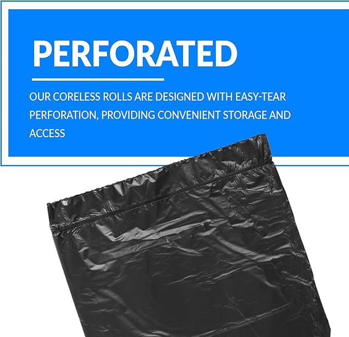 Reli. 55-60 Gallon Trash Bags Heavy Duty | 50 Bags | 50-60 Gallon | Large Black Garbage | Made in USA (Pack of 2)
