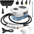 Handheld Steam Cleaner 1000ml Water Tank 15S Heat-up Time Multipurpose Steamer for Home Use Pressurized Steamer for Cleaning Floor Upholstery Grout and Car White