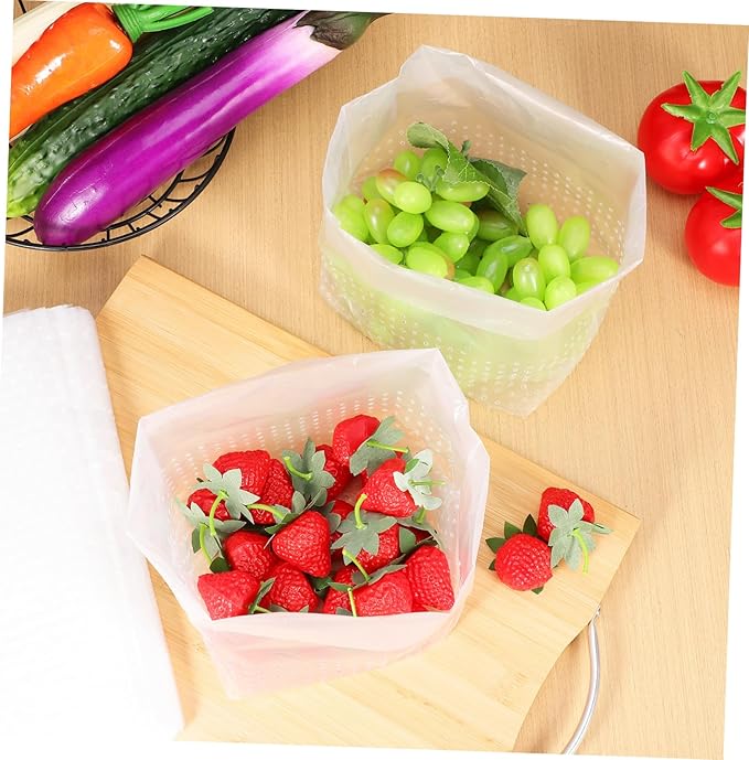 150 Pcs Self Standing Kitchen Sink Trash Bags with Hollow Design for Bathroom Bedroom Material Waste Garbage Liners for Food Soup Filtering and Daily Replacement