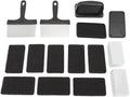 for Griddle Cleaning Kit Oil Removal Anti Hot Handle Multifunctional Grill Cleaning Kit (15Pcs)