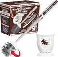 Horsepower Unicorn Electric Toilet Brush – Motorized 360° Silicone Bristles Rechargeable Cordless Power for Effortless Deep Cleaning – AS-SEEN-ON-TV