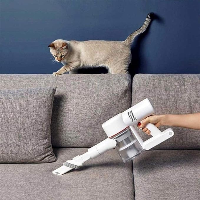 Hard Floor Vacuum Cordless Vacuum Cleaner Powerful Suction Stick and Handheld Light Weight Bagless Large-Capacity Dust Cup Vacuum Ideal for Hard Floor Carpet for Home