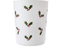SKL Home Holly Leaves Wastebasket White