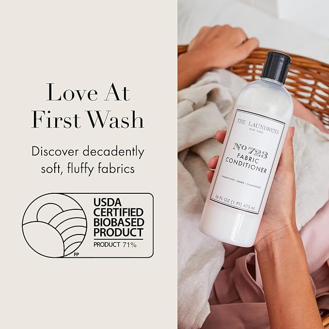 The Laundress No. 723 Fabric Conditioner Soften Fabrics Reduces Static Liquid Fabric Softener No. 723 Scent 16 oz.