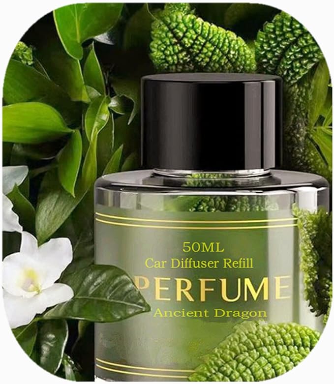 Smart Car Air Fresheners Refill 50ML Made with Natural Plant Extracts Compatible with Various Car Diffuser Refill Universal Perfume Available for 3-5 Months(Ancient Dragon)
