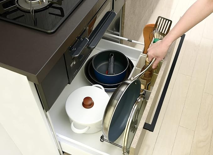 Richell Totono Pot Pan Stand N Slim White