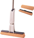 Eyliden Sponge Mop Easy Squeeze Wringing Mop with 2 Reusable Heads Absorbent Honeycomb Sponge for Home and Commercial Use Hardwood Laminate Tile Marble Ceramic Floors Cleaning