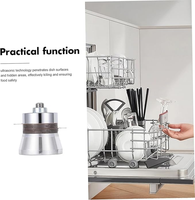 GLEAVI Advanced Dishwasher Cleaning Machine Industrial Ultrasonic Cleaner Perfect for Glass Ceramic Stainless Steel Save Water Energy