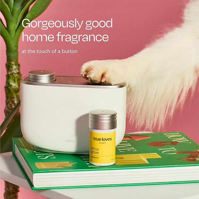 Aera True Loves Amber Skies - Deodorizing Home Fragrance Scent Refill for Pet Odor - Notes of Amber Iris &amp Red Honeysuckle - 25mL - For Use With Aera Diffuser (Sold Separately)