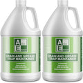 Drain and Grease Trap Maintainer- 2 Gallon (Contains 256 Treatments) - Biological Formula -Breaks Down Fats Oils and Grease - Grease Traps Drain Septic Systems and Sewers - Deodorizer