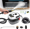 Car Steam Cleaner 2500w High-Temp Portable Machine2500w Handheld High-Temperature Pressurized Steam CleanerMaquina De Vapor Para Limpiar Carros3 Brushes (W)