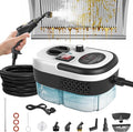 2500W Pressurized Handheld Steam Cleaner Portable Car Steamer for Auto Detailing High-Temperature Pressure Steam Cleaner 6-gears Adjustable Steam Cleaning Machine for Home/Kitchen/Grout/Floor/Tile