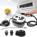 Hand-held Portable Steam Cleaning Machine Automatic Pumping for Kitchen Bathroom Furniture Car Detailing SeatWhite
