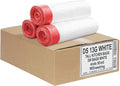 Aluf Plastics Tall Kitchen 13 Gallon Drawstring Trash Bags 0.9 MIL - (Bulk 200 Count) - 24 x 27 - Wholesale Commercial Garbage Bags