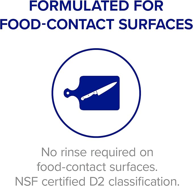 PURELL Foodservice Surface Sanitizer Spray Fragrance Free 32 fl oz Capped Bottle with Spray Trigger in Pack (Pack of 6) - 3341-06
