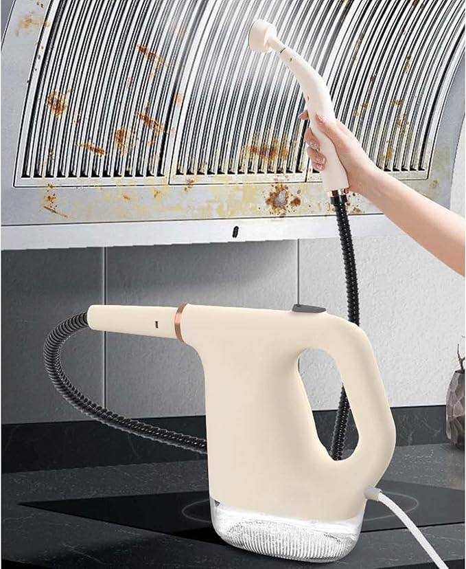 Diydeg 1200W Handheld Steam Cleaner High Temperature High Pressure Multi Purpose Steam Machine with 450mL Large Capacity Tank for Home Use Car Seats Tile Floor Furniture