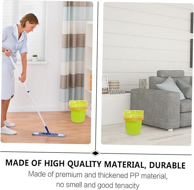 10 Packs Disposable Drawstring Trash Bags Heavy-duty Leakproof Household Rubbish Bags Thickened PP Plastic Waste Containers for Home Use Odorless and Garbage Liners