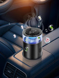 Smart Car Air FreshenerAmbient Light &amp Mist Fragrance2 Pack Refill for 6 MonthsAuto On/Off3 Adjustable ModesBlack Air Freshener Perfect for CarBedroomOfficeRestrooms. (Ocean)